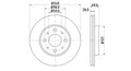 Front Discs FIAT 500, Panda DVF240.202