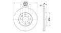 Front Discs HONDA Jazz 2002-2008 DVF240.210