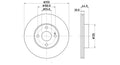 Front Discs Mazda MX5 NA/NB DVF255.202