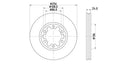 Front Discs Ford Ranger Mazda B Series BT-50 256mm DVF256.243
