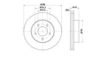Front Discs 288mm JEEP Cherokee DVF288.281
