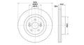 LMB Vented Front Brake Discs for Renault Clio III & Megane II - 312mm Diameter