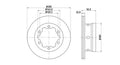 Rear Disc Mercedes Sprinter, Volkswagen LT 28-46 DVR285.220