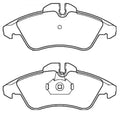 Front Brake Pads Heavy Duty Mercedes-Benz Vito, V Class, Sprinter, Volkswagen LT 28-35 II 156.2mm