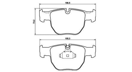 Front Pads Land Rover Range Rover III FP628.156C