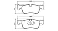 Front Brake Pads BMW F20, F21 116i 118i FP853.157LM